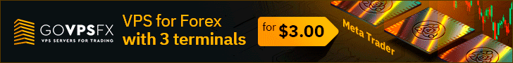 GoVPSFX VPS for forex with three MetaTrader terminals